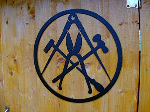 Metall-Design-Dithmarschen Spengler/KLEMPNER Innungsschild Zunftzeichen H=40cm-90cm aus Stahl Handwerk Schild Bretter Dachpfannen (70cm) von Metall-Design-Dithmarschen