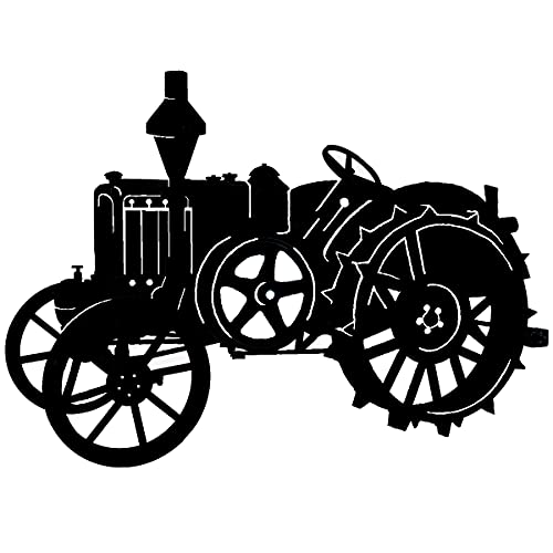 Metall-Design-Westküste Lanz Bulldog Traktor 60cm-100cm aus 3mm Stahl (60cm) von Metall-Design-Westküste
