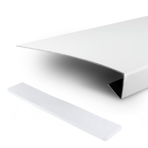 TJ Fensterbank Verkleidung in weiß I 38 x 200 cm I Dicke 3,5 mm I pflegeleichte PVC Fensterbrett-Abdeckung mit Seitenabschluss I Fenstersims Renovierung kratzfest & feuchtigkeitsundurchlässig TJ Fensterbank Verkleidung in weiß I 38 x 200 cm I Dicke 3,5 mm I pflegeleichte PVC Fensterbrett-Abdeckung mit Seitenabschluss I Fenstersims Renovierung kratzfest & feuchtigkeitsundurchlässig von TJ