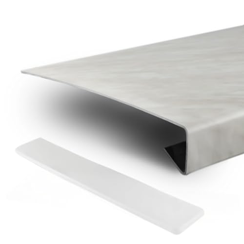 TJ Fensterbank Verkleidung in Marmoroptik I 38 x 70 cm I Dicke 3,5 mm I pflegeleichte PVC Fensterbrett-Abdeckung mit Seitenabschluss I Fenstersims Renovierung kratzfest & feuchtigkeitsundurchlässig TJ Fensterbank Verkleidung in Marmoroptik I 38 x 70 cm I Dicke 3,5 mm I pflegeleichte PVC Fensterbrett-Abdeckung mit Seitenabschluss I Fenstersims Renovierung kratzfest & feuchtigkeitsundurchlässig von TJ