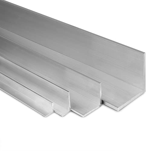 TJ Winkelprofil Aluminium 100x50x5mm - 2m Länge/langlebiges Alu Winkelprofil/Winkelleiste für Innen- & Außen/korrosionsbeständiger Aluwinkel/Alu Winkel vielseitig einsetzbar von Metall- & Kunststoffhandel Thomas Jäkel