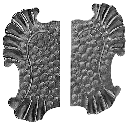 MetallWeb® Schlossplatten-Garnitur aus Schmiedeeisen, 160 x 270 mm, ≠ 3 mm von MetallWeb