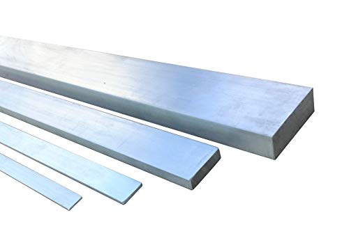 Aluminium Flachprofil AlMgSi0,5 Länge 1500mm (150cm) von 20x3mm bis 200x30mm 20x5 von Metallbau-Systems GmbH