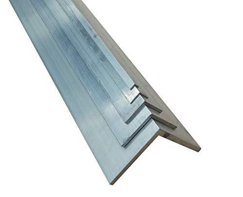 Aluminium Winkel AlMgSi0,5 Länge 500mm (50cm) von 10x10x2mm bis 100x100x10mm 10x10x2 von Metallbau-Systems GmbH