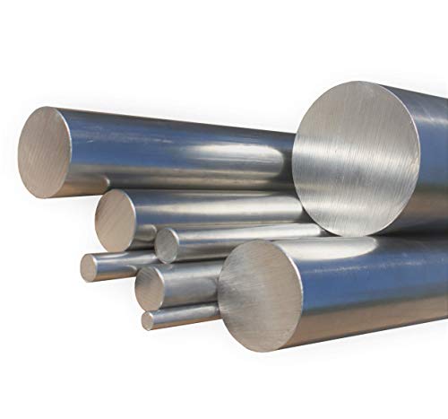 V2A Edelstahl Vollmaterial 1.4301 blank Länge 250mm 6mm von Metallbau-Systems GmbH