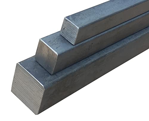 Metallbau-Systems GmbH Vierkantstahl S235JR 50x50mm, Stahl, Rohstoff, 500mm (50cm), Werkzeug von Metallbau-Systems GmbH