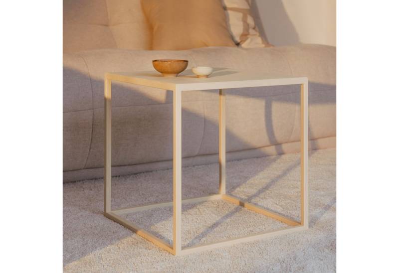Metallbude Beistelltisch SOLI X, Maße: 40 x 40 cm, hochwertiger Couchtisch aus Metall, ohne Montage Metallbude Beistelltisch SOLI X, Maße: 40 x 40 cm, hochwertiger Couchtisch aus Metall, ohne Montage von Metallbude