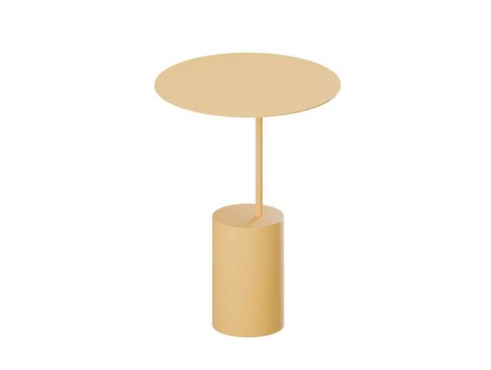 Metallbude Ciro Beistelltisch aus Edelstahl in verschiedenen Farben – für drinnen und draußen - Edelstahl mango lassi, Industrial, Modern von Metallbude
