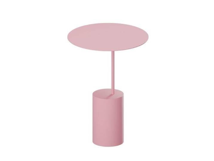 Metallbude Ciro Beistelltisch aus Edelstahl in verschiedenen Farben – für drinnen und draußen - Edelstahl pink lemonade Metallbude Ciro Beistelltisch aus Edelstahl in verschiedenen Farben – für drinnen und draußen - Edelstahl pink lemonade von Metallbude