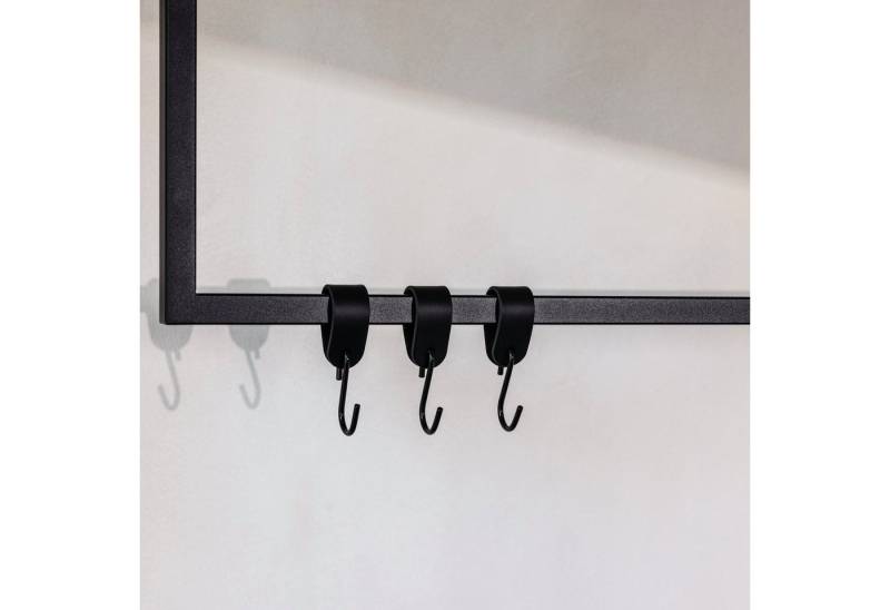 Metallbude Garderobenhaken LEDER S-HAKEN (3 St) von Metallbude