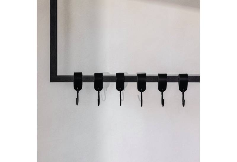 Metallbude Garderobenhaken LEDER S-HAKEN (6 St) von Metallbude