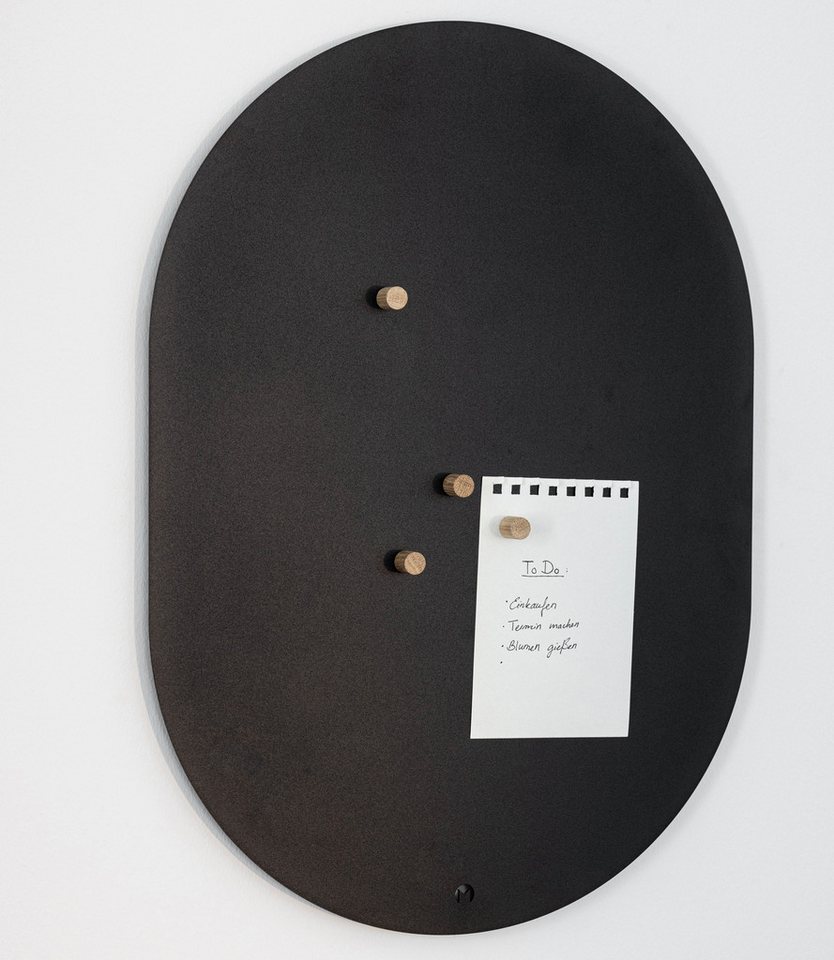 Metallbude Magnettafel TAVO, hochwertiges ovales Magnetboard, Notitztafel, pulverbeschichtet Metallbude Magnettafel TAVO, hochwertiges ovales Magnetboard, Notitztafel, pulverbeschichtet von Metallbude