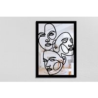 Spiegel Wandbild | Metallspiegel Wand Deko Wanddeko Aus Metall Kunst Linien I Line Art Geschenk Spiegel Wandbild | Metallspiegel Wand Deko Wanddeko Aus Metall Kunst Linien I Line Art Geschenk von Metallerei