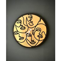 Wanduhr Aus Metall | Moderne Uhr Wanddeko Wohnzimmerdeko Küchenuhr Wandkunst Messing Einzugsgeschenk Geschenk Wanduhr Aus Metall | Moderne Uhr Wanddeko Wohnzimmerdeko Küchenuhr Wandkunst Messing Einzugsgeschenk Geschenk von Metallerei