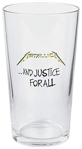 Razamataz Metallica BIERGLAS Beer Glass and Justice for All Pint 570 ml von Metallica