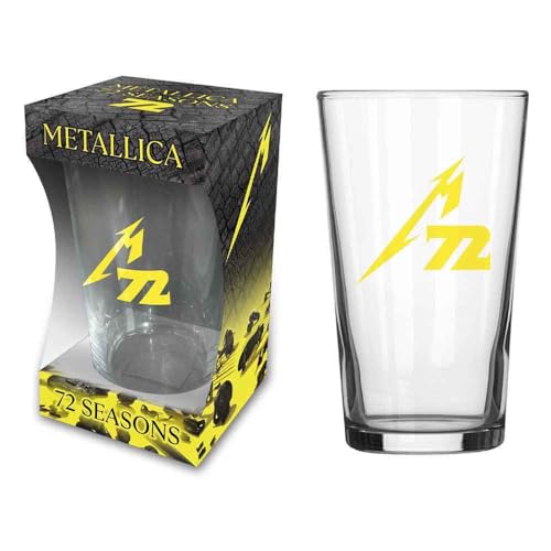 razamataz METALLICA BIERGLAS BEER GLASS 72 SEASONS PINT 570 ml von Metallica