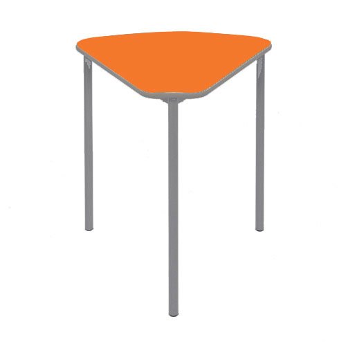 metalliform segc-s-ps-gr-64-mc-orange Flame Sega Tisch mit Doppelrolle, Dura Form PU grün Rand, GröÃŸe 4, Orange Flame von Metalliform