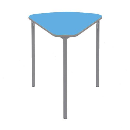 metalliform segc-s-ps-gr-64-mc-summer blau Sega Tisch mit Doppelrolle, Dura Form PU grün Rand, GröÃŸe 4, Sommer Blau von Metalliform