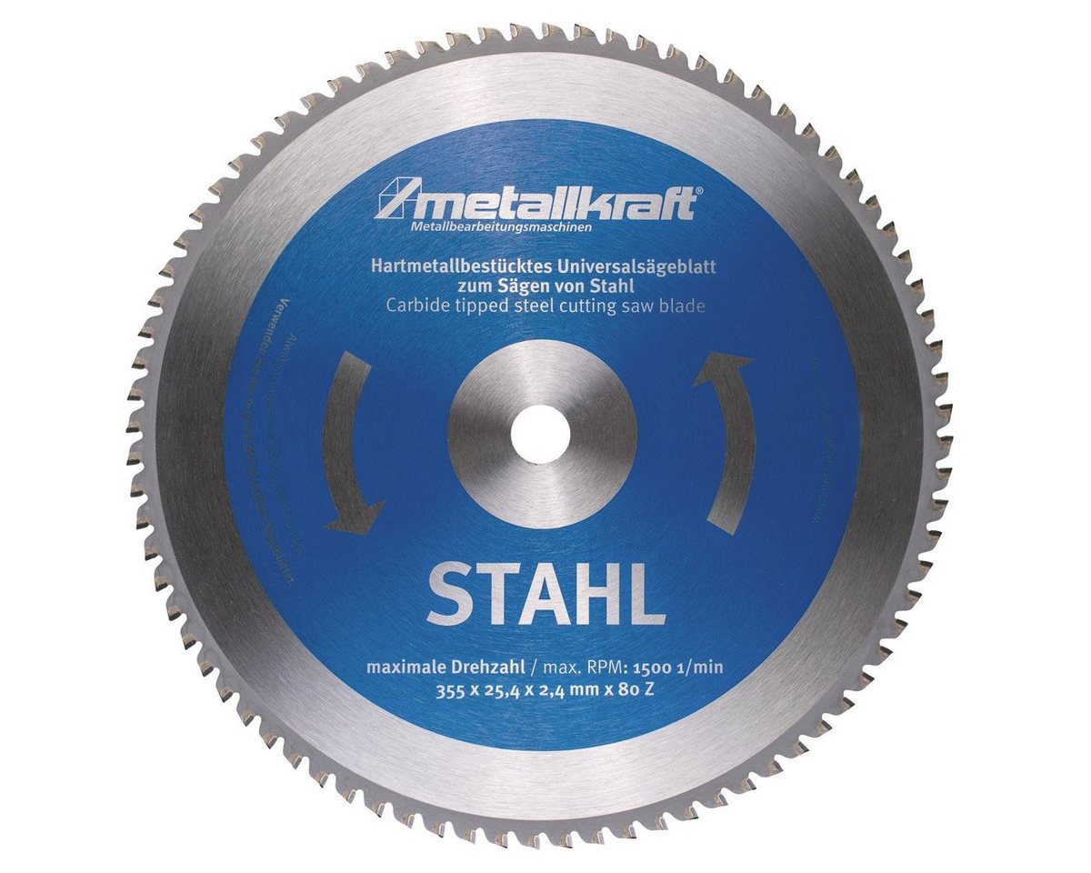 Metallkraft Sägeblatt Metallkraft Sägeblatt - Metall-Trockenschneider MTS 356 (355mm von Metallkraft