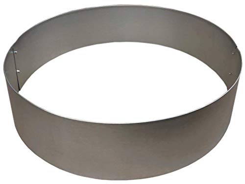 Rasenkanten Baumring Kreis aus Metall durchm. 75 cm x 17,5 cm - 1er Set von Metalltechnik Dermbach GmbH