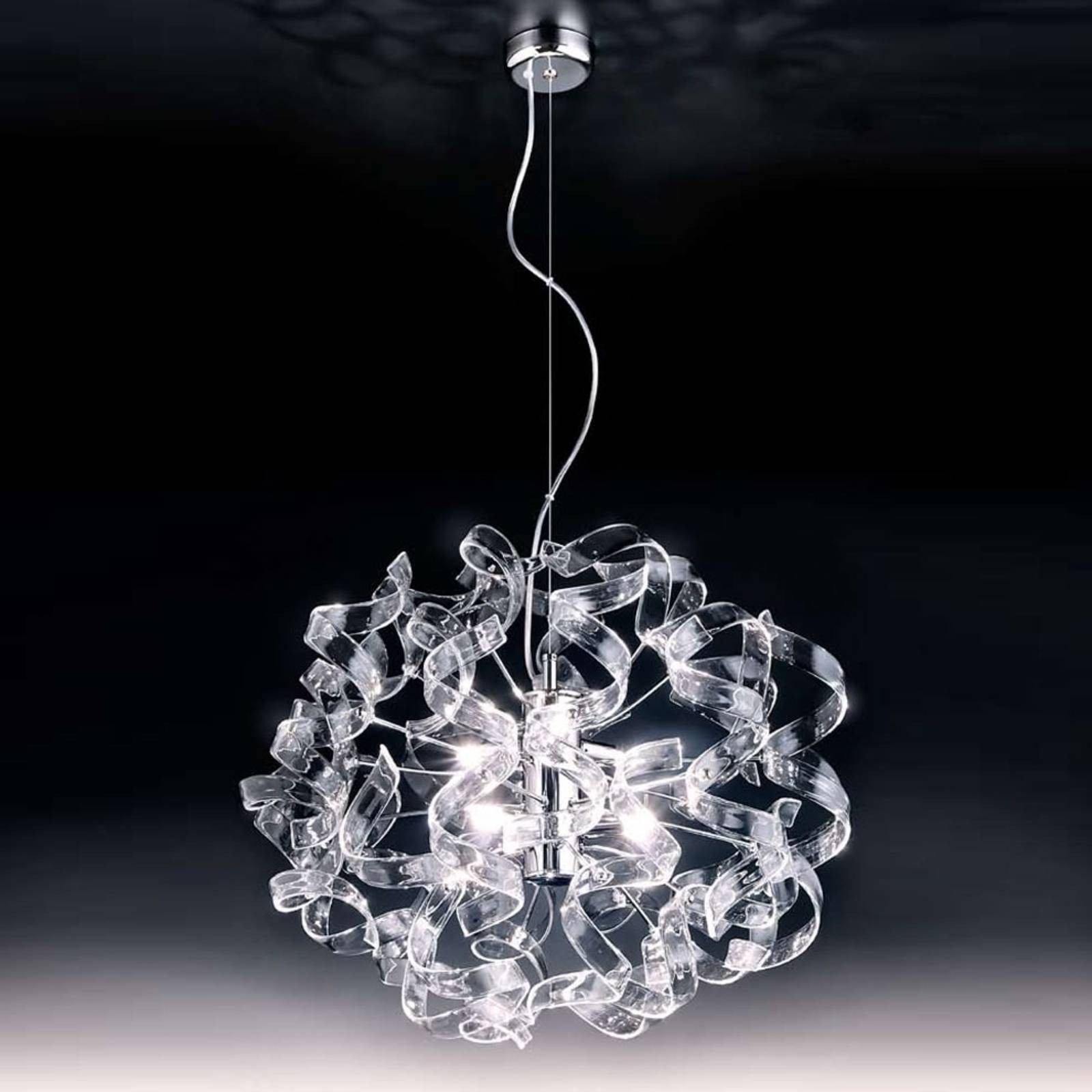 Hängeleuchte Crystal, oval von Metallux