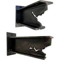 Regal Halter Konsolenträger Waschtischkonsole Wandhalterung Für Waschtisch Wandhalter Industriedesign Steel Stahl Upcycling von Metallzeug