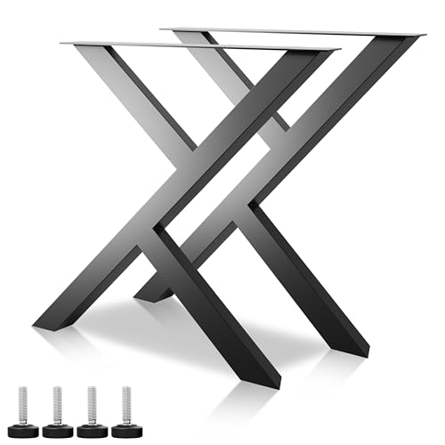 MetaloPro 2 Stück Tischbeine-Metall Schwarz 72cm I Schwerlast Tischfüße Schreibtisch Esstisch Tischgestell Tischfüsse Tischuntergestell Beine Tisch Füße Schreibtischbeine Table-Legs Möbel Deko MetaloPro 2 Stück Tischbeine-Metall Schwarz 72cm I Schwerlast Tischfüße Schreibtisch Esstisch Tischgestell Tischfüsse Tischuntergestell Beine Tisch Füße Schreibtischbeine Table-Legs Möbel Deko von MetaloPro
