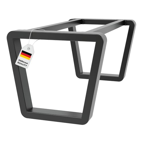 MetaloPro Tischbein Atria Round Extreme – Robuste Schwarze Metallbeine In Abgerundeter Trapezform Für Moderne ESS- Und Arbeitstische Im Minimalistischen Stil – 160x80x72cm MetaloPro Tischbein Atria Round Extreme – Robuste Schwarze Metallbeine In Abgerundeter Trapezform Für Moderne ESS- Und Arbeitstische Im Minimalistischen Stil – 160x80x72cm von MetaloPro