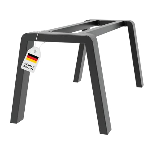 MetaloPro Tischbein Thusia Round Extreme – Robuste Schwarze Metallbeine In Abgerundeter Trapezform Für Moderne ESS- Und Arbeitstische Im Minimalistischen Stil - 140x80x72cm MetaloPro Tischbein Thusia Round Extreme – Robuste Schwarze Metallbeine In Abgerundeter Trapezform Für Moderne ESS- Und Arbeitstische Im Minimalistischen Stil - 140x80x72cm von MetaloPro