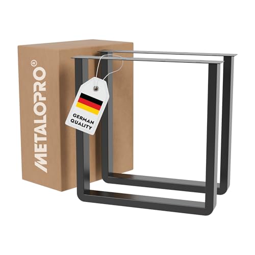 MetaloPro Tischbeine ETA Round Lite – 2X Schwarze Metallbeine In Abgerundeter Rechteckform Für Moderne ESS- Und Arbeitstische Im Minimalistischen Stil MetaloPro Tischbeine ETA Round Lite – 2X Schwarze Metallbeine In Abgerundeter Rechteckform Für Moderne ESS- Und Arbeitstische Im Minimalistischen Stil von MetaloPro
