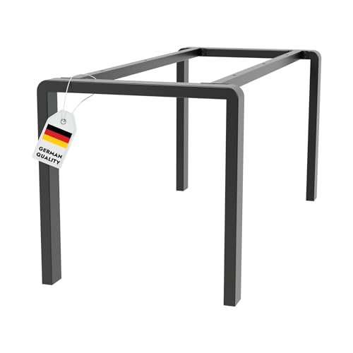 MetaloPro Tischbeine Etamin Round – Schwarze Metallbeine In Abgerundeter Rechteckform Für Moderne ESS- Und Arbeitstische Im Minimalistischen Stil – 150x70x72cm MetaloPro Tischbeine Etamin Round – Schwarze Metallbeine In Abgerundeter Rechteckform Für Moderne ESS- Und Arbeitstische Im Minimalistischen Stil – 150x70x72cm von MetaloPro