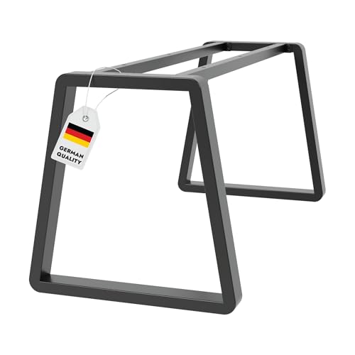 MetaloPro Tischbeine Nemesis Round – Schwarze Metallbeine In Abgerundeter Trapezform Für Moderne ESS- Und Arbeitstische Im Minimalistischen Stil – 150x70x72cm MetaloPro Tischbeine Nemesis Round – Schwarze Metallbeine In Abgerundeter Trapezform Für Moderne ESS- Und Arbeitstische Im Minimalistischen Stil – 150x70x72cm von MetaloPro