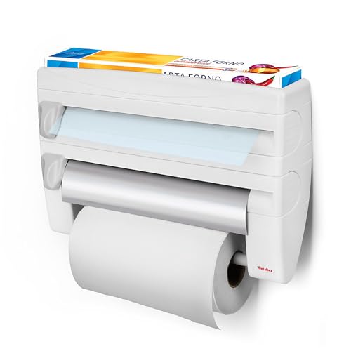 Metaltex 254410 Roll-n-Roll 4-in-1 Küchenrollenhalter, Weiß , 39 x 10 x 25 cm. Metaltex 254410 Roll-n-Roll 4-in-1 Küchenrollenhalter, Weiß , 39 x 10 x 25 cm. von Metaltex