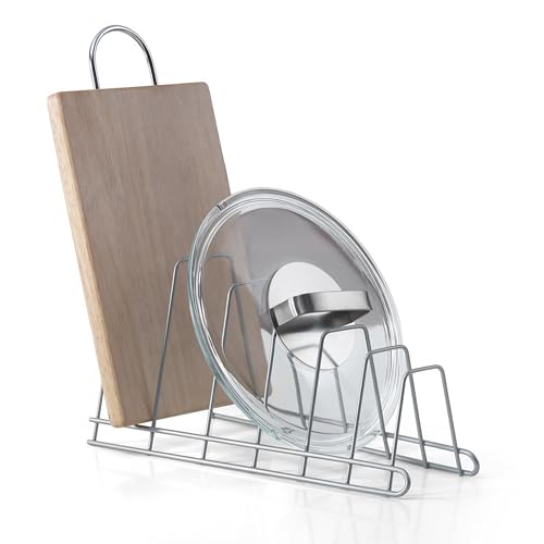 Metaltex SOPORTE TAPADERAS POLYTHERM 'Cricket', Detailed in The Description, Grey, metallic, Porta COPERCHI ORIZZONTALE Metaltex SOPORTE TAPADERAS POLYTHERM 'Cricket', Detailed in The Description, Grey, metallic, Porta COPERCHI ORIZZONTALE von Metaltex