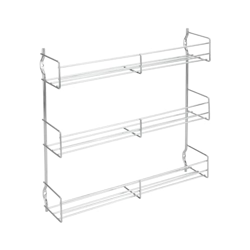 Metaltex 364613010 Gewürzregal 3-Etagen verchromt von Metaltex