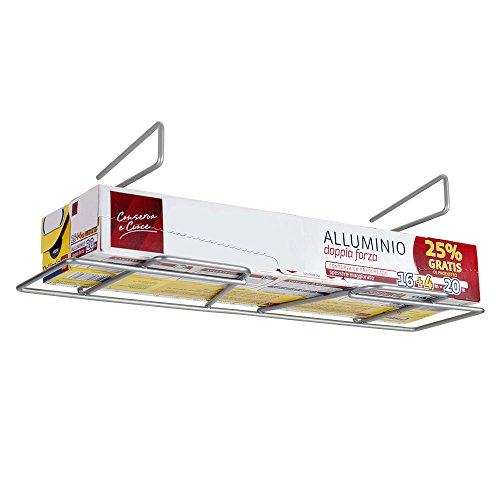 Metaltex 364933095 Wrap Folienhalter, 33 x 12 x 9 cm, Silber Metaltex 364933095 Wrap Folienhalter, 33 x 12 x 9 cm, Silber von Metaltex
