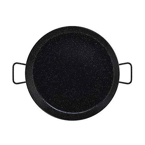 Metaltex 7398240000 Paella, Stahl, Schwarz von Metaltex