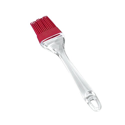 Metaltex Backpinsel Mr.Brush aus Silikon, weiß/pink, 23 x 5 x 3 cm von Metaltex