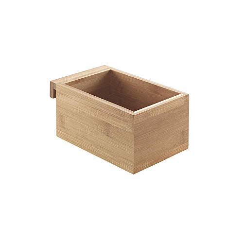 Metaltex Bambusbox für Wandgitter, Holzfarben, 10x15x8 cm von Metaltex