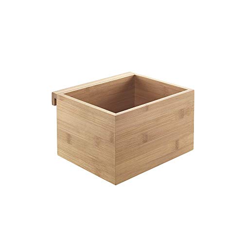 Metaltex Bambusbox für Wandgitter, Holzfarben, 19x15x12 cm von Metaltex