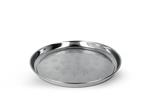 Metaltex Serviertablett, Metall, Silber, 32cm von Metaltex
