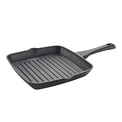 METALTEX ASADORA Grill ALUMINIO FUNDIDO 'XPERT' 28x28 CMS, Detailed in The Description, Schwarz von Metaltex