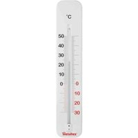 Metaltex - Innen-/Außen-Thermometer 29 cm Metall weiß von Metaltex