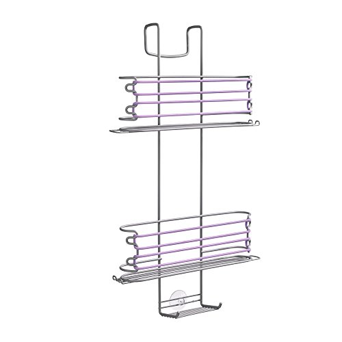 Metaltex Next Seifenschale mit Stretch-Trennwand 63x33x7 cm violett von Metaltex