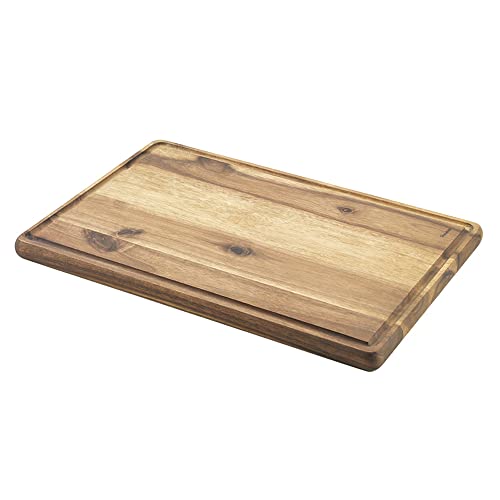 Metaltex Schneidebrett aus Akazienholz mit Saftrille, 39 x 26 x 2 cm, Braun Metaltex Schneidebrett aus Akazienholz mit Saftrille, 39 x 26 x 2 cm, Braun von Metaltex
