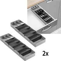 Metaltex Schubladeneinsatz 2 Stk. tlg. ausziehbar, für bis zu 90 Besteckteile Metaltex Schubladeneinsatz 2 Stk. tlg. ausziehbar, für bis zu 90 Besteckteile von Metaltex