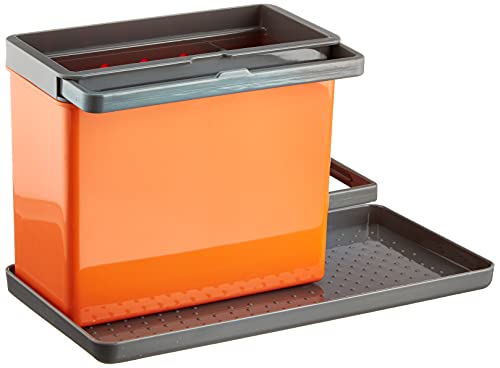 Metaltex Spülbecken-Organizer, Orange, 24x12,5x14cm von Metaltex