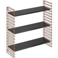 Metaltex Wandregal "Tomado", Seitengitter kupferfarben von Metaltex