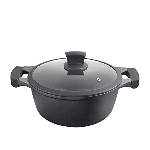 Metaltex Xpert Cooking Pot Made of High-Quality Cast Aluminium 26 cm with ILAG 3 Layers Non-Stick Coating Full Induction Suitable for All Hob Types von Metaltex