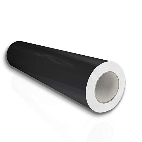 Metamark M7 Plotter-Folie | Klebe-Folie | Möbel-Folie 7 Jahre Haltbarkeit (MK7 Black Gloss (110), 122 x 500cm) von Metamark